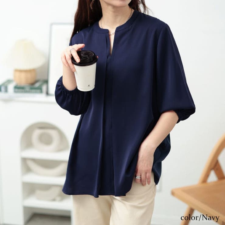 ネイビー | 大きいサイズ レディース トップス | GOLDJAPAN　大きいサイズ専門店