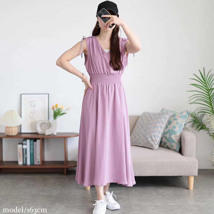 ラベンダー | 大きいサイズ レディース ワンピース | GOLDJAPAN　大きいサイズ専門店