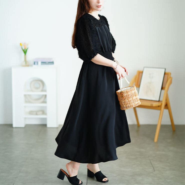 ブラック | 大きいサイズ レディース ワンピース | GOLDJAPAN　大きいサイズ専門店