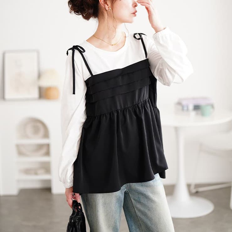 ブラック | 大きいサイズ レディース トップス | GOLDJAPAN　大きいサイズ専門店