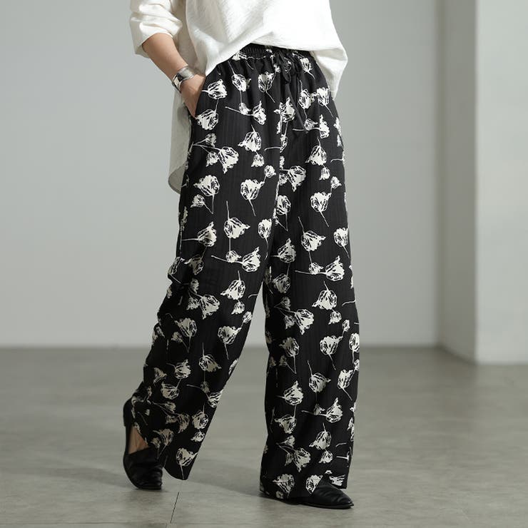 ブラック | 大きいサイズ レディース パンツ | GOLDJAPAN　大きいサイズ専門店