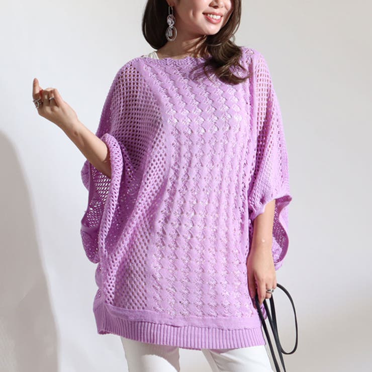 パープル | 大きいサイズ レディース トップス | GOLDJAPAN　大きいサイズ専門店