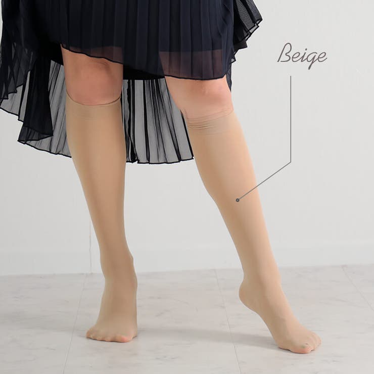 ベージュ | 大きいサイズ レディース 靴下 | GOLDJAPAN　大きいサイズ専門店