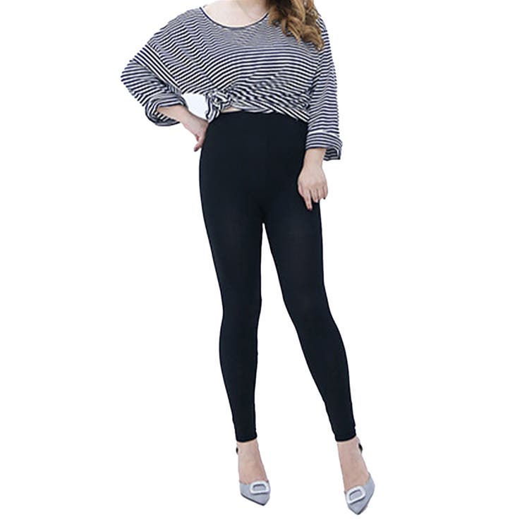 ブラック | 大きいサイズ レディース レギンス | GOLDJAPAN　大きいサイズ専門店