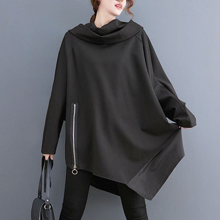 ブラック | 大きいサイズ レディース チュニック | GOLDJAPAN　大きいサイズ専門店