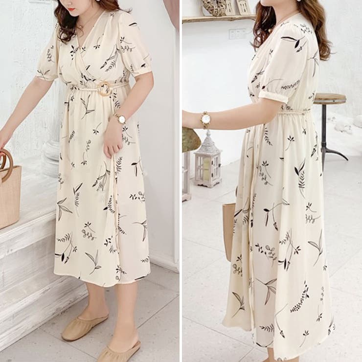 大きいサイズ レディース ワンピース[品番：GJ000020029]｜GOLDJAPAN  