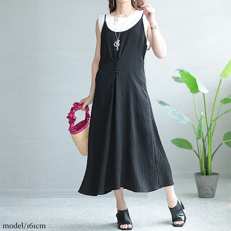 ブラック | 大きいサイズ レディース ワンピース | GOLDJAPAN　大きいサイズ専門店