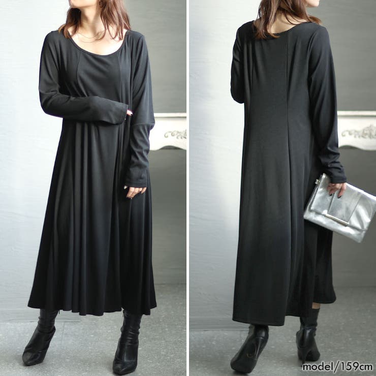 ブラック | 大きいサイズ レディース ワンピース | GOLDJAPAN　大きいサイズ専門店