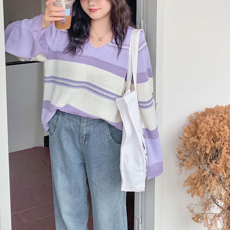 パープル | 大きいサイズ レディース トップス | GOLDJAPAN　大きいサイズ専門店