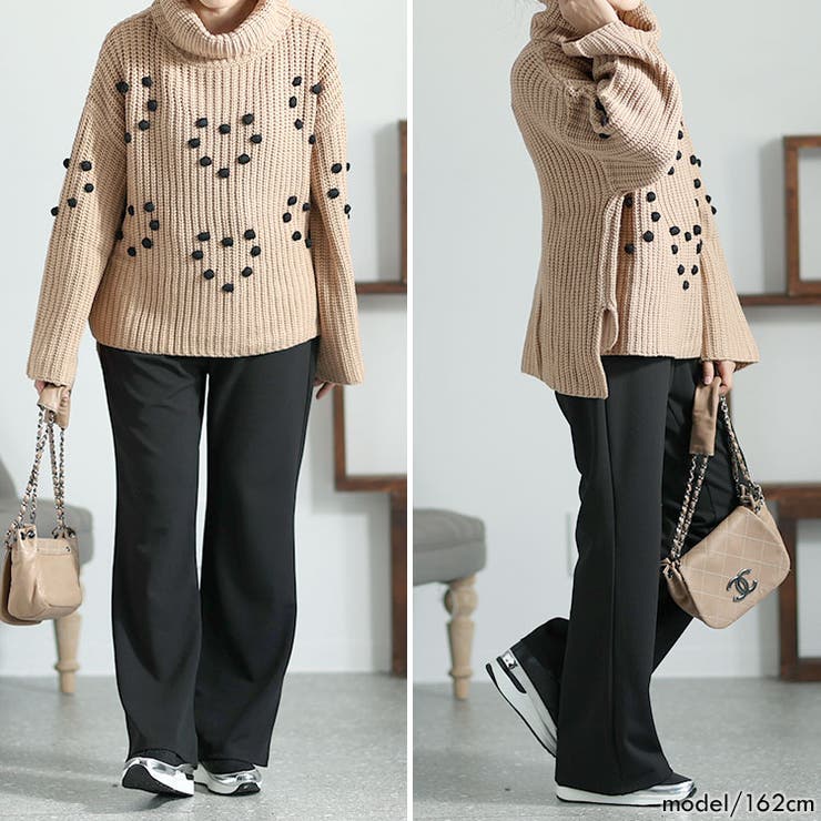 ブラック | 大きいサイズ レディース ボトムス | GOLDJAPAN　大きいサイズ専門店