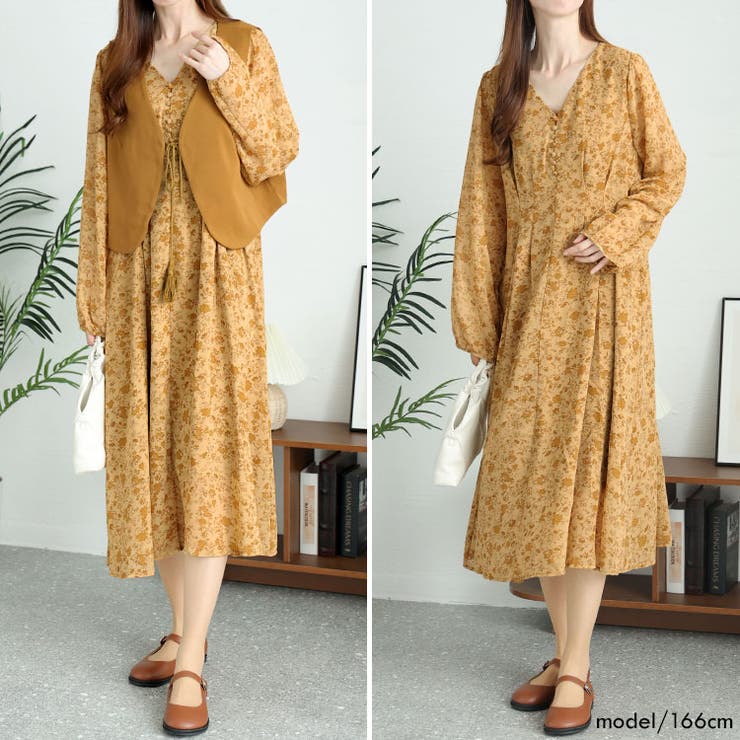 イエロー | 大きいサイズ レディース ワンピース | GOLDJAPAN　大きいサイズ専門店