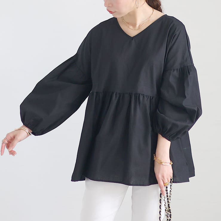 ブラック | 大きいサイズ レディース トップス | GOLDJAPAN　大きいサイズ専門店