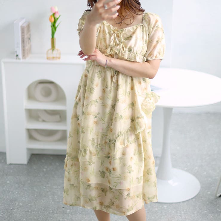 ベージュ | 大きいサイズ レディース ワンピース | GOLDJAPAN　大きいサイズ専門店