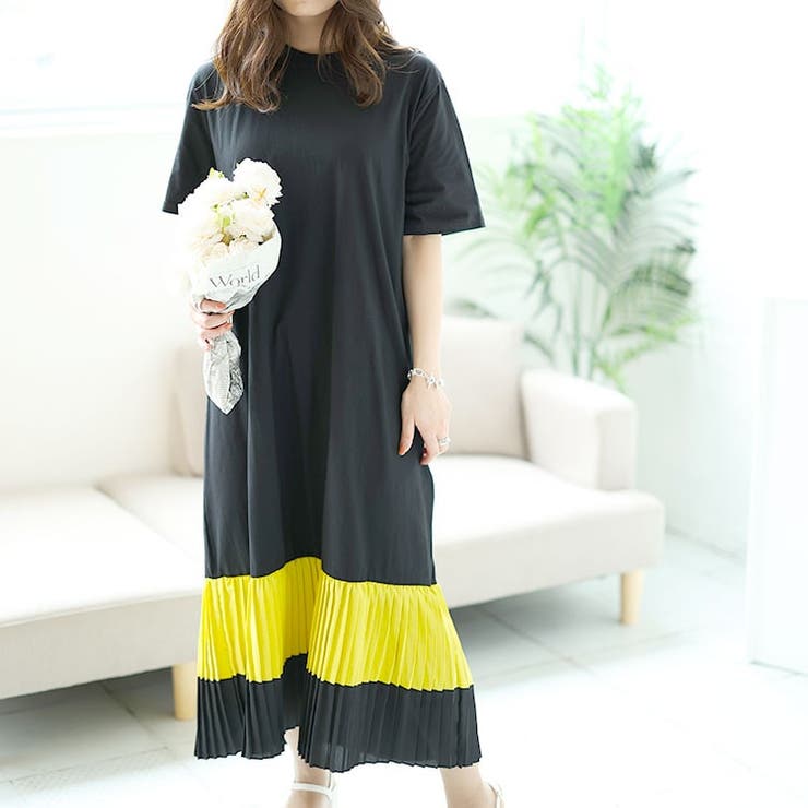 ブラック | 大きいサイズ レディース ワンピース | GOLDJAPAN　大きいサイズ専門店