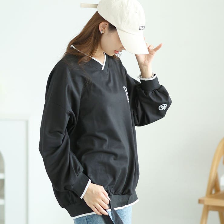 ブラック | 大きいサイズレディース トップス スウェット | GOLDJAPAN　大きいサイズ専門店