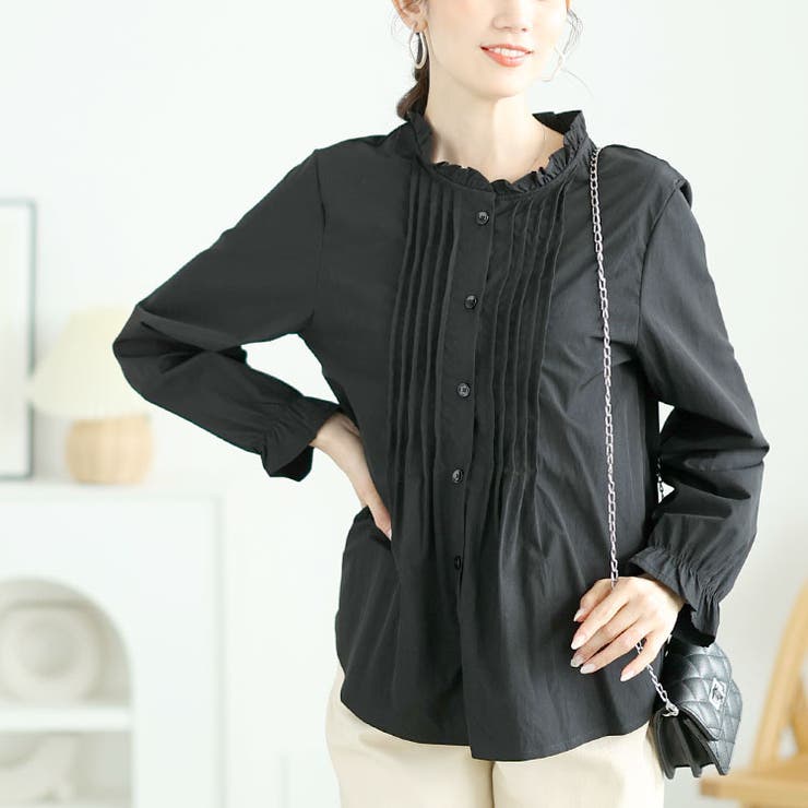 ブラック | 大きいサイズ レディース トップス | GOLDJAPAN　大きいサイズ専門店