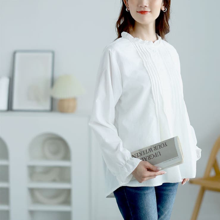 ホワイト | 大きいサイズ レディース トップス | GOLDJAPAN　大きいサイズ専門店