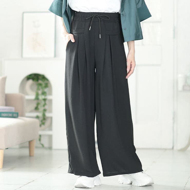 ブラック | 大きいサイズ レディース ボトムス | GOLDJAPAN　大きいサイズ専門店