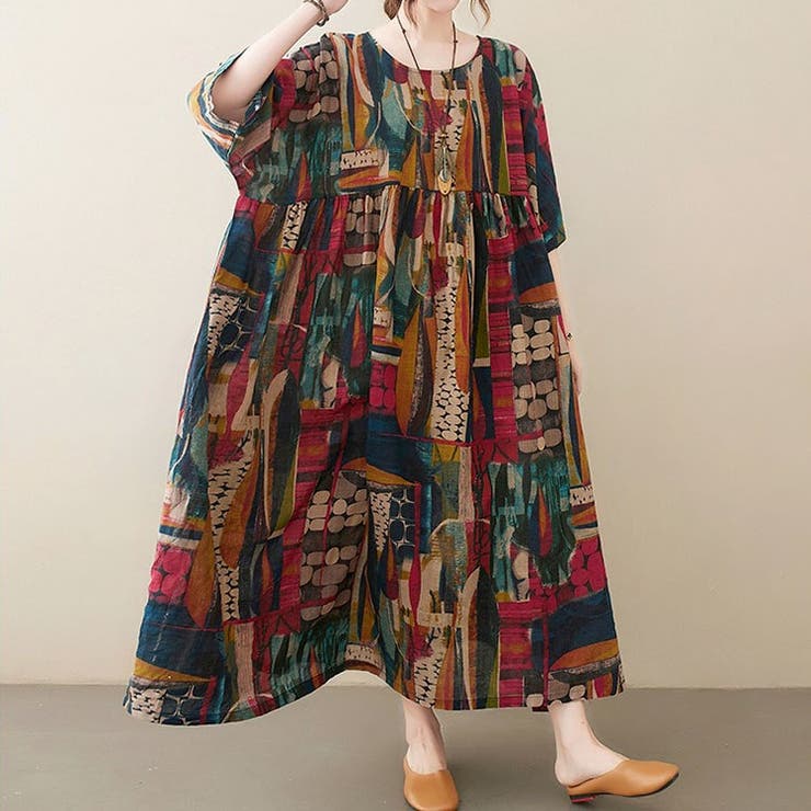 マルチ | 大きいサイズ レディース ワンピース | GOLDJAPAN　大きいサイズ専門店