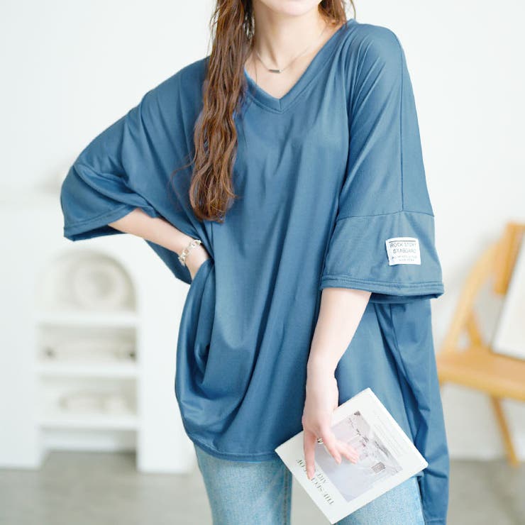 ブルー | 大きいサイズ レディース トップス | GOLDJAPAN　大きいサイズ専門店