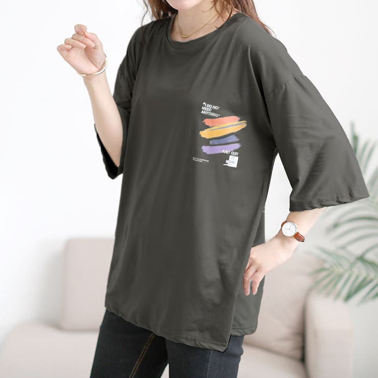 グレー | 大きいサイズ レディース トップス | GOLDJAPAN　大きいサイズ専門店