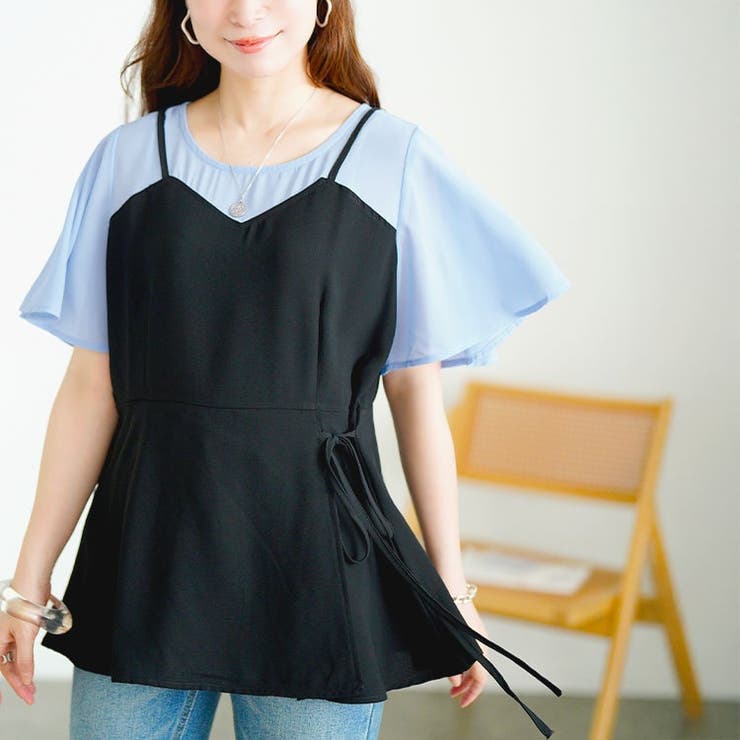 ブラック | 大きいサイズ レディース トップス | GOLDJAPAN　大きいサイズ専門店