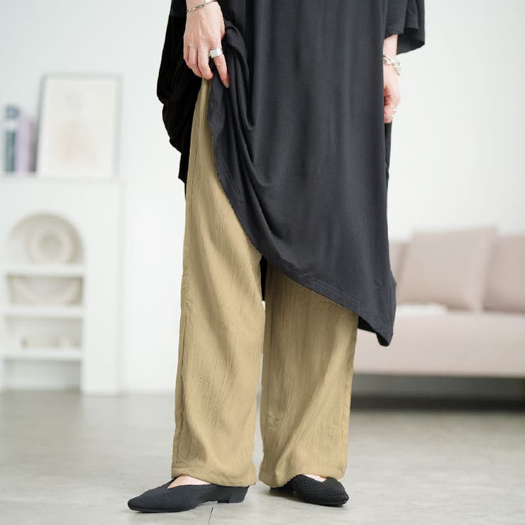 ベージュ | 大きいサイズ レディース ボトムス | GOLDJAPAN　大きいサイズ専門店