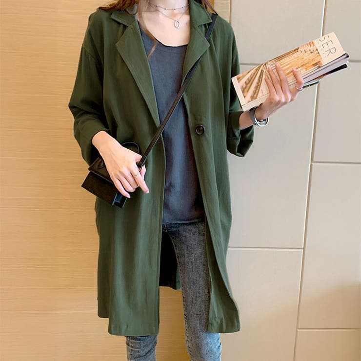 カーキ | 大きいサイズ レディース アウター | GOLDJAPAN　大きいサイズ専門店