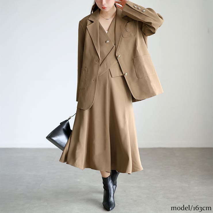 ベージュ | 大きいサイズ レディース ジャケット | GOLDJAPAN　大きいサイズ専門店