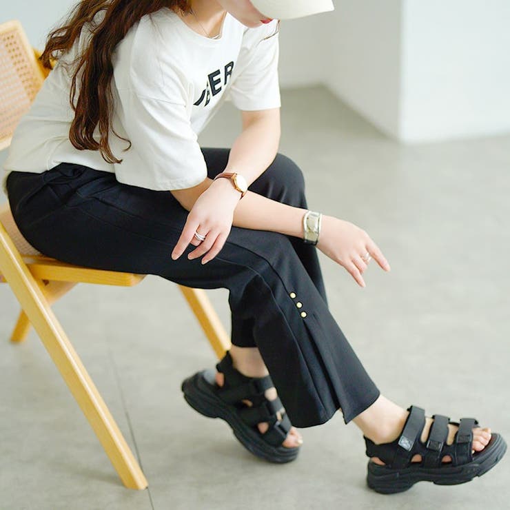 ブラック | 大きいサイズ レディース ボトムス | GOLDJAPAN　大きいサイズ専門店