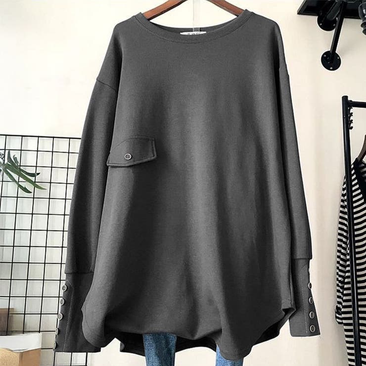 グレー | 大きいサイズ レディース トップス | GOLDJAPAN　大きいサイズ専門店