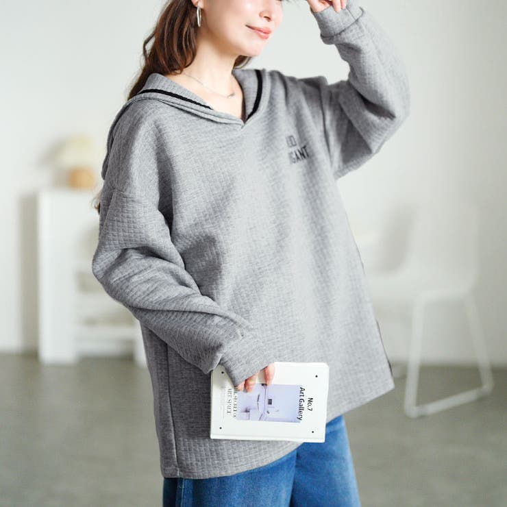 グレー | 大きいサイズ レディース トップス | GOLDJAPAN　大きいサイズ専門店