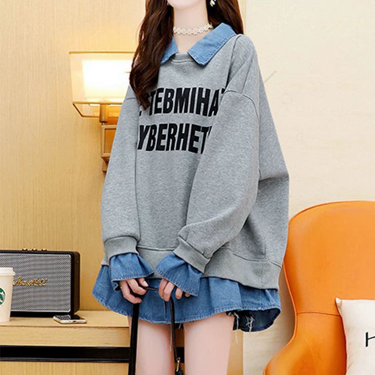 グレー | 大きいサイズ レディース トップス | GOLDJAPAN　大きいサイズ専門店