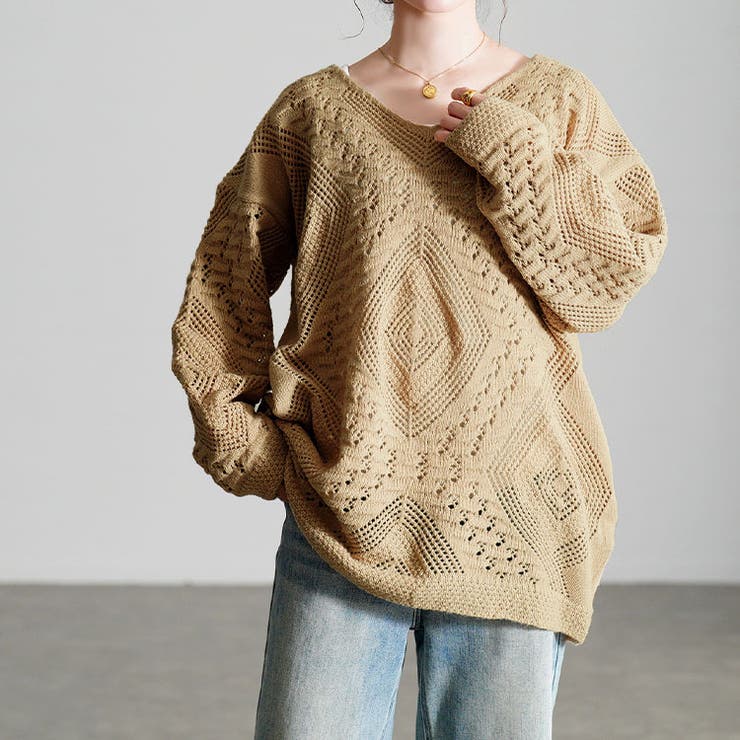 ベージュ | 大きいサイズ レディース トップス | GOLDJAPAN　大きいサイズ専門店