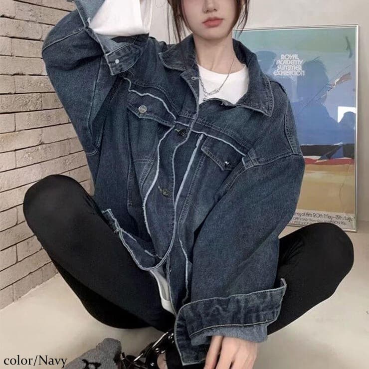 ネイビー | 大きいサイズレディース アウター ジャケット | GOLDJAPAN　大きいサイズ専門店