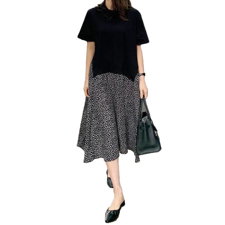 ブラック | 大きいサイズ レディース ワンピース | GOLDJAPAN　大きいサイズ専門店