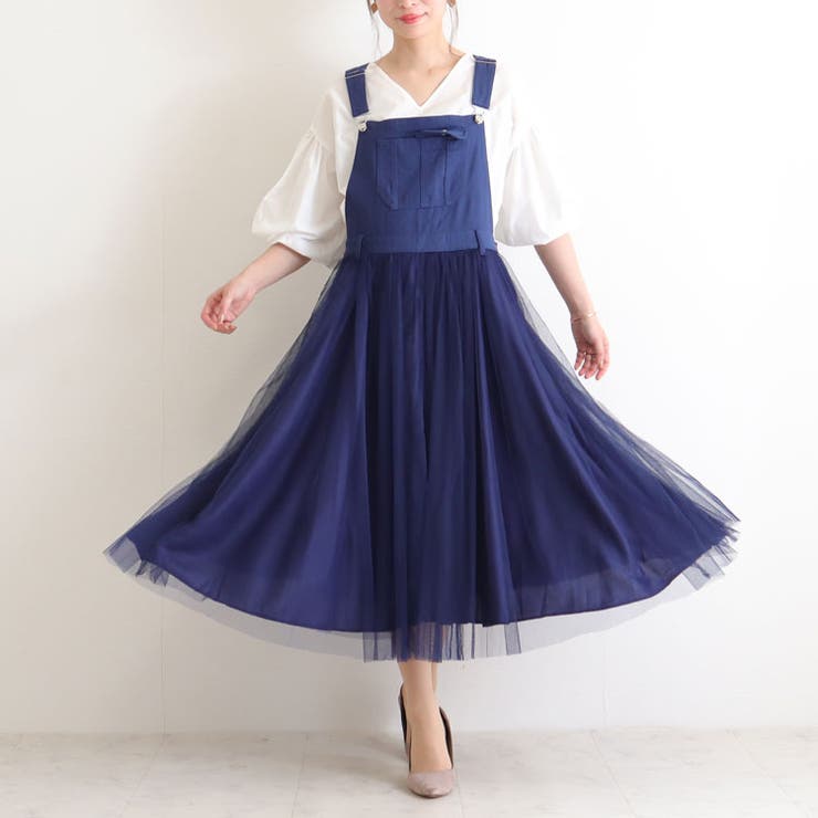 ブルー | 大きいサイズ レディース ワンピース | GOLDJAPAN　大きいサイズ専門店