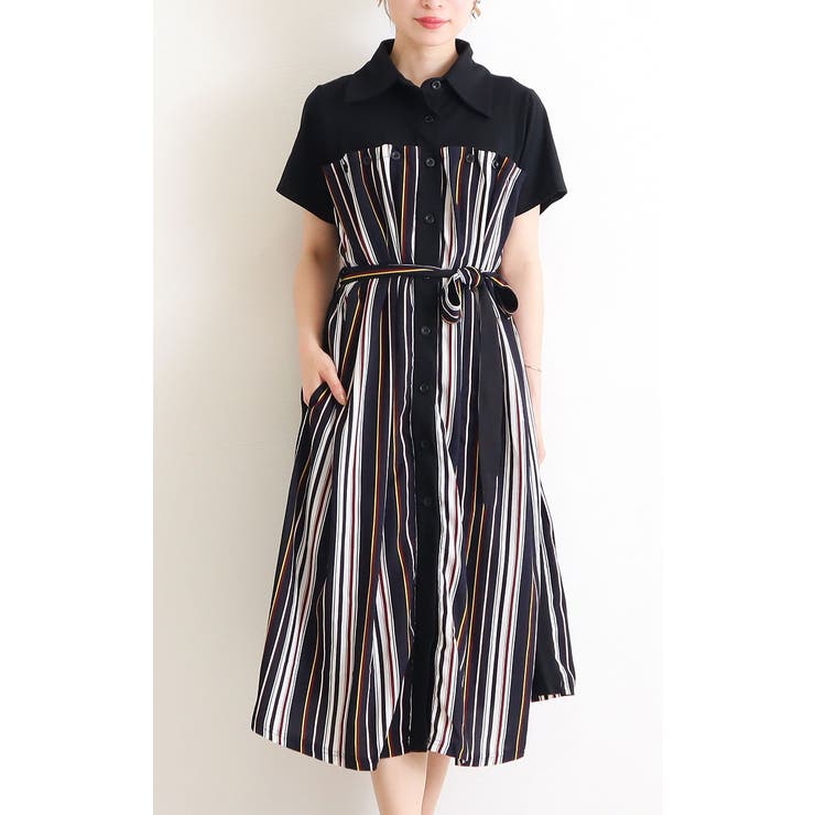 ブラック | 大きいサイズ レディース ワンピース | GOLDJAPAN　大きいサイズ専門店