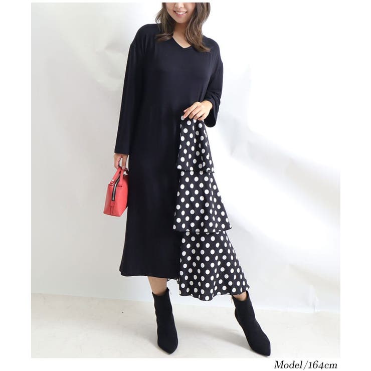 ブラック | 大きいサイズ レディース ワンピース | GOLDJAPAN　大きいサイズ専門店