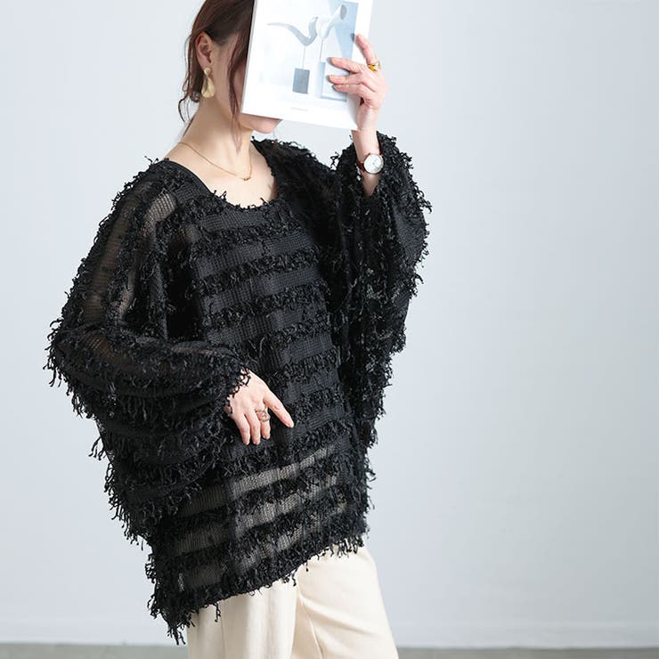 ブラック | 大きいサイズレディース トップス カットソー | GOLDJAPAN　大きいサイズ専門店