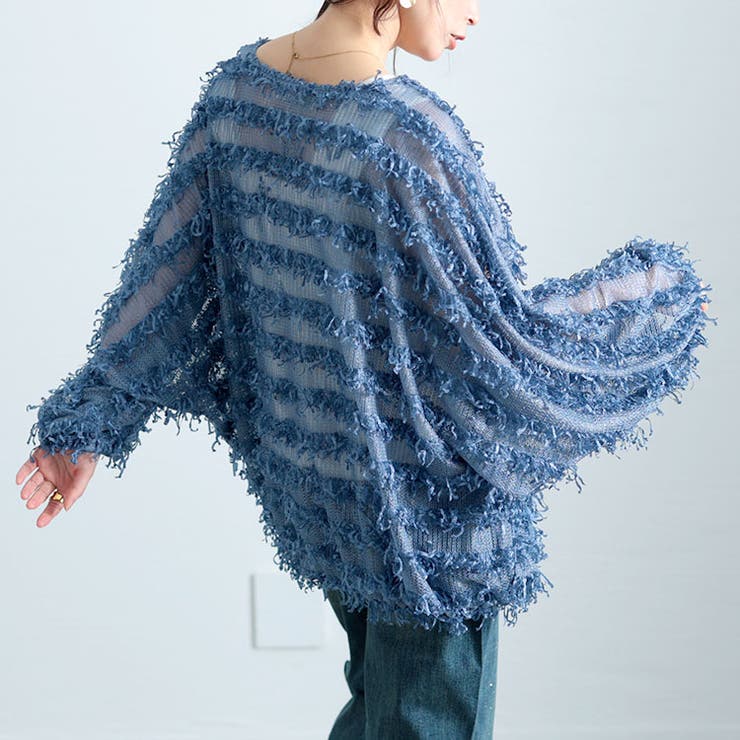 ブルー | 大きいサイズレディース トップス カットソー | GOLDJAPAN　大きいサイズ専門店