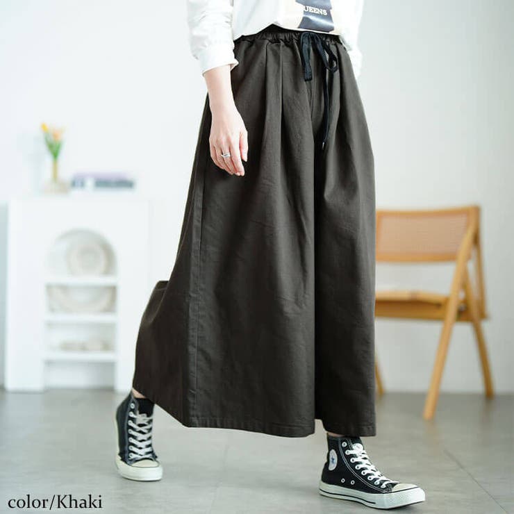 カーキ | 大きいサイズ レディース パンツ | GOLDJAPAN　大きいサイズ専門店