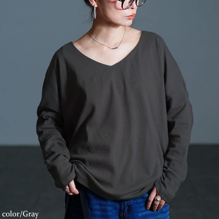 グレー | 大きいサイズ レディース トップス | GOLDJAPAN　大きいサイズ専門店