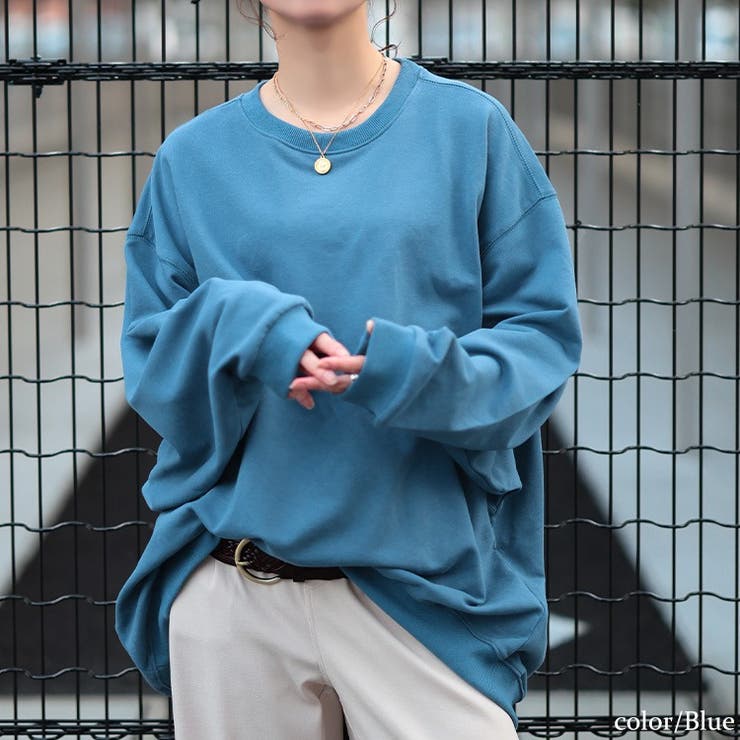 ブルー | 大きいサイズ レディース チュニック | GOLDJAPAN　大きいサイズ専門店