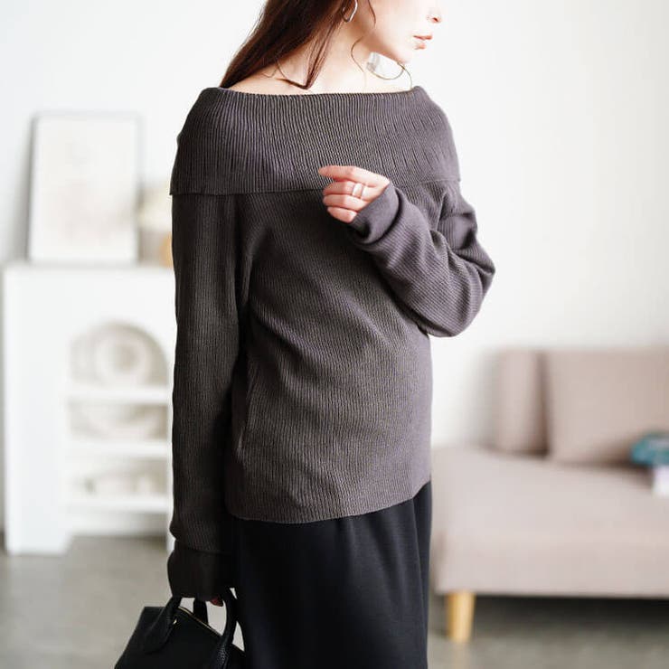 グレー | 大きいサイズレディース トップス ニット | GOLDJAPAN　大きいサイズ専門店