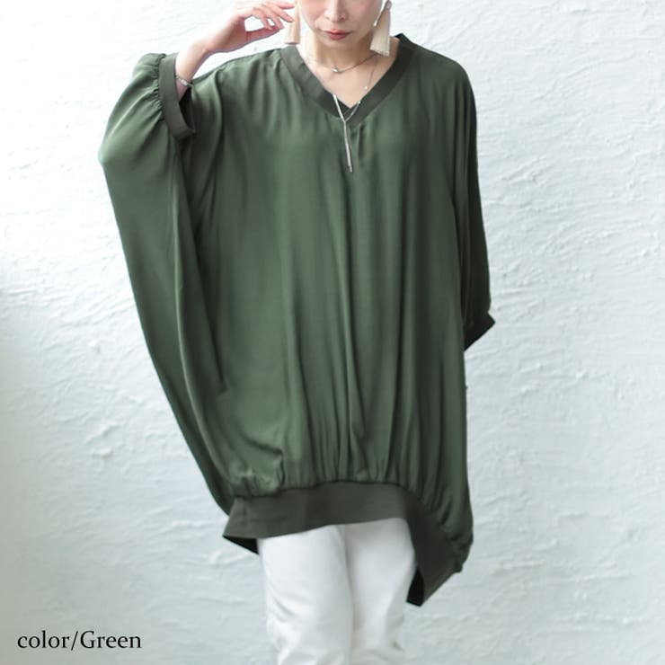 グリーン | 大きいサイズ レディース トップス | GOLDJAPAN　大きいサイズ専門店