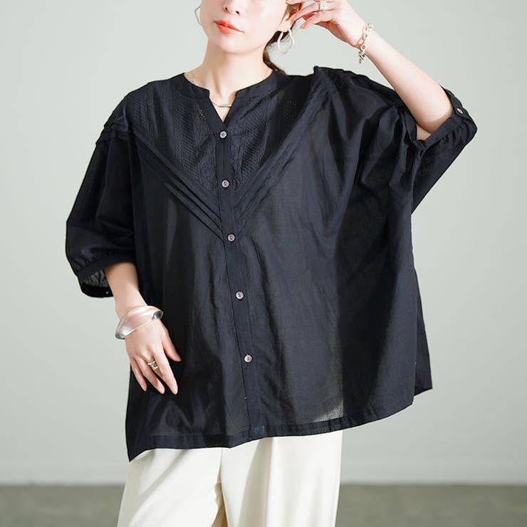 ブラック | 大きいサイズ レディース トップス | GOLDJAPAN　大きいサイズ専門店