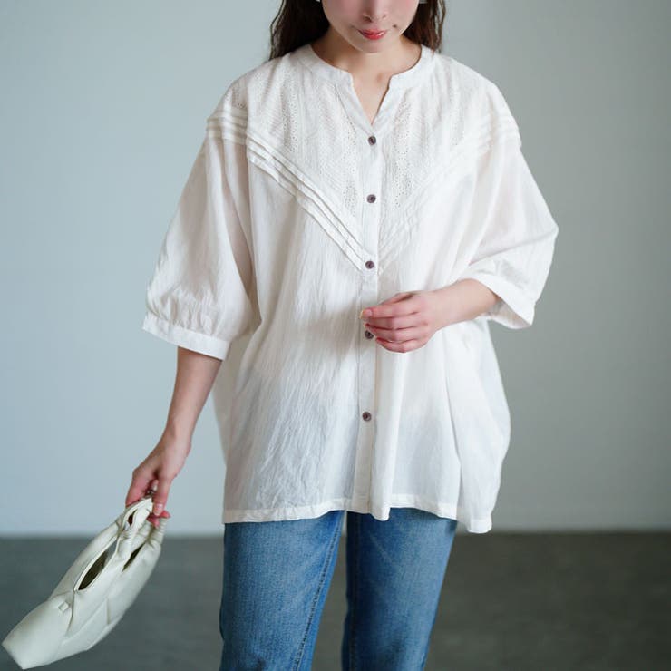 ホワイト | 大きいサイズ レディース トップス | GOLDJAPAN　大きいサイズ専門店