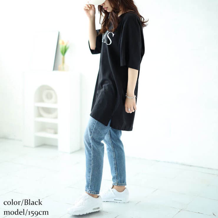 ブラック | 大きいサイズレディース トップス Tシャツ | GOLDJAPAN　大きいサイズ専門店