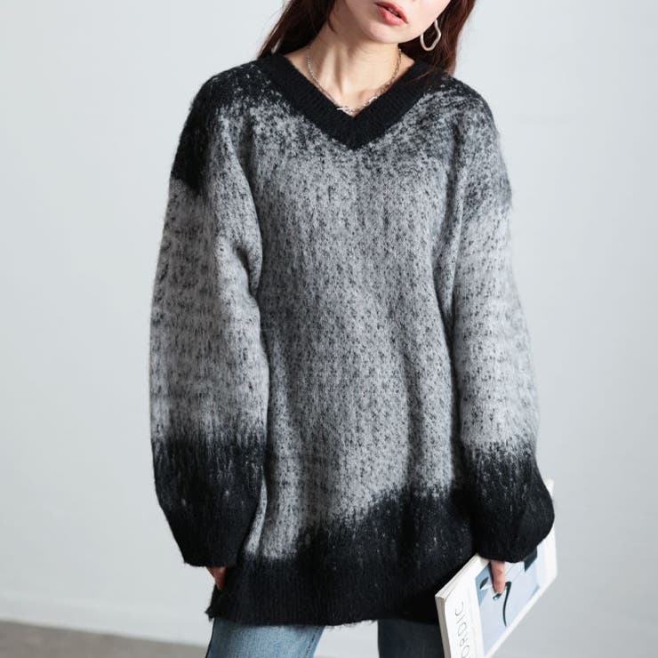 ブラック | 大きいサイズレディース トップス ニット | GOLDJAPAN　大きいサイズ専門店